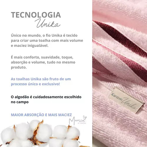 10 Peças Toalhas Banho Gigante Fio Penteado Lumina [SOMENTE HOJE]